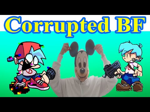 FNF Pibby Vs Corrupted BF, Blueballed Fight For Control + Mickey Mouse ...