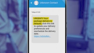 Don't fall for text message scams