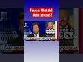 Tucker roasts Biden’s blunder #shorts