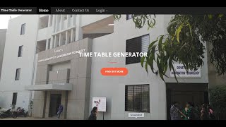 Timetable Generation System Project