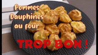 Recette des pommes Dauphine au four😋  Beaucoup moins grasses qu'a la friture !