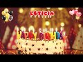 LETICIA Happy Birthday Song – Happy Birthday to You