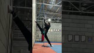 unique karate kick straching split exercise #judo #karate #coaching #center #shorts #viralvideos