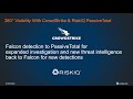 How to go from Falcon Detection to Expanded PassiveTotal Investigation back to Falcon Detections