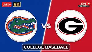 [ LIVE ] Florida vs Georgia 5/23/2026 | College Baseball 2026 | LIVE 4K SEC Tournament - Semifinal