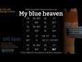 My Blue Heaven (190 bpm) - Gypsy jazz Backing track / Jazz manouche