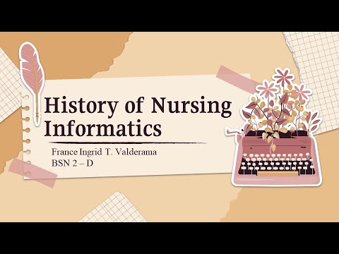 HISTORY OF NURSING INFORMATICS - YouTube