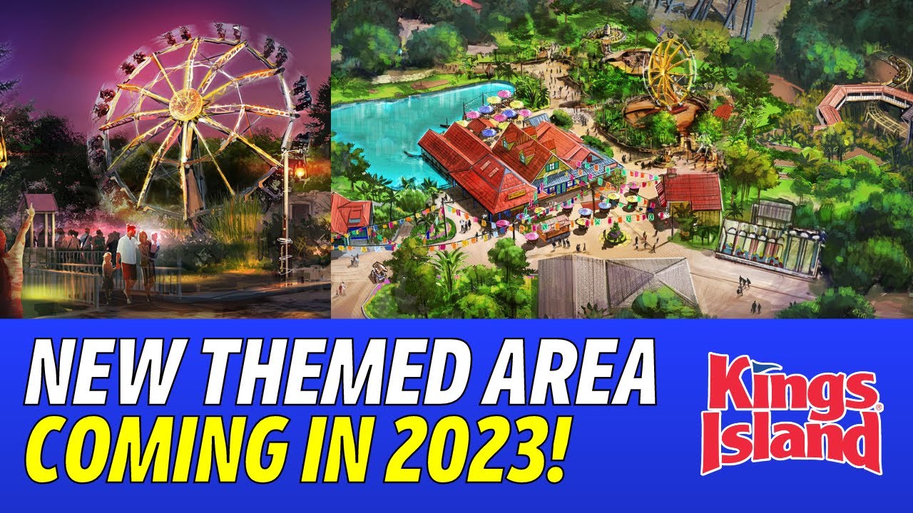 Kings Island Announces Adventure Port Opening In 2023 With 2 New Rides