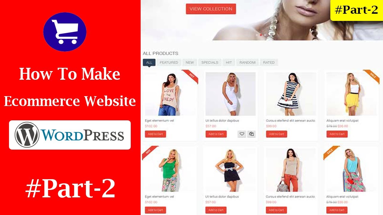 How To Make Ecommerce Website In Wordpress Part #2 WordPress ...