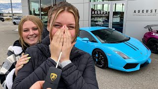SURPRISING MY DAUGHTER WITH A LAMBORGHINII! *HER DREAM CAR*