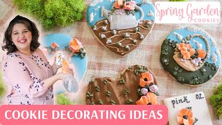 Cookie Decorating Ideas: Spring Garden Cookies-How to Photograph Cookies (Bakery Photography)