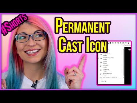 How To Add The Cast Icon To Your Chrome Browser Extension Toolbar! #shorts