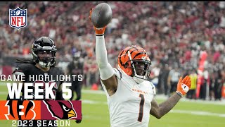 Cincinnati Bengals vs. Arizona Cardinals | 2023 Week 5 Game Highlights