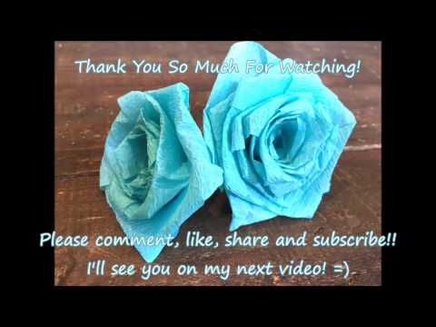 DIY Super Easy Crepe Paper Roses Using Party Streamers DIY Super Easy Crepe Paper Roses Using Party Streamers