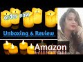 Amazon LED Tea Lights | Amazon LED Candles | Review Of Amazon LED Tea Lights And LED Candles