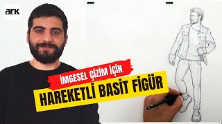 İMGESEL ÇİZİM İÇİN HAREKETLİ BASİT FİGÜR DENEMELERİ