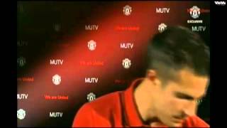 Robin Van Persie - First Interview For Manchester United