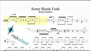 Some Skunk Funk Rockschool Grade 8 Drums