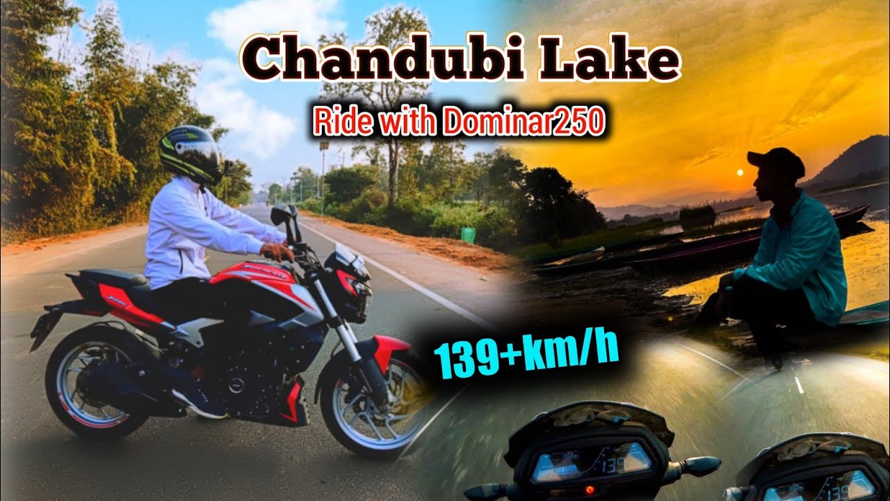 Guwahati To Chandubi Lake🤩|Dominar250139+km/h🤯|chandubi Jungle Camp ...