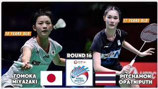 Great Match! Pitchamon OPATNIPUTH vs Tomoka MIYAZAKI | Korea Masters 2024 Badminton