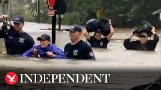 Women rescued from waist-deep floodwater as Hurricane Ian swamps Naples