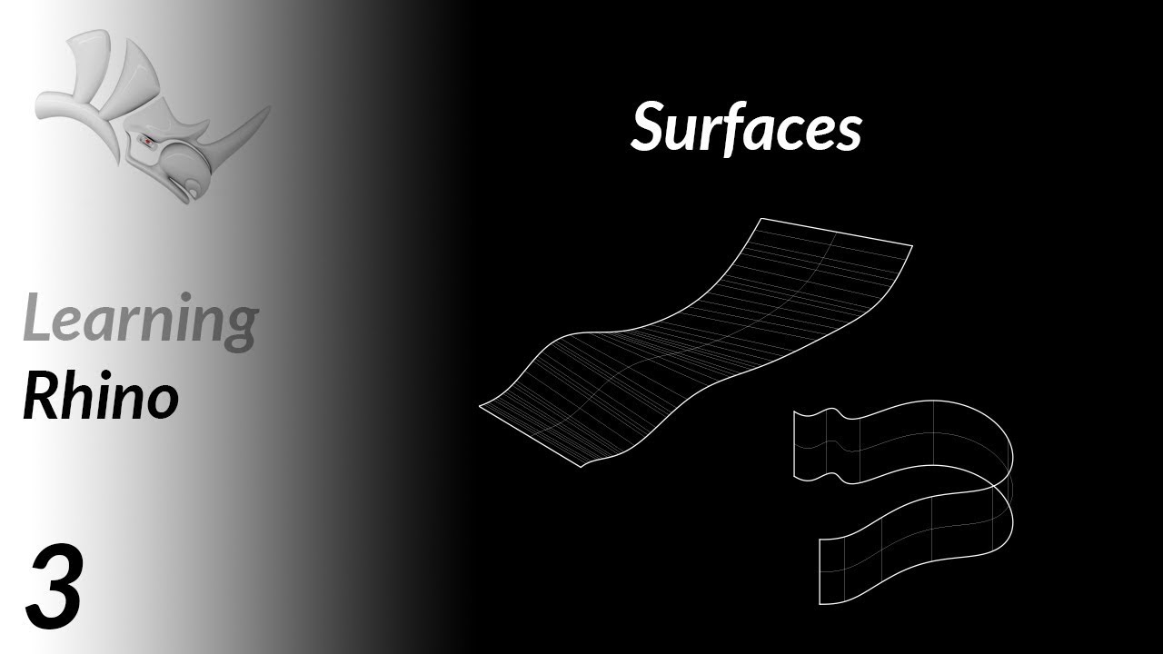 Learning Rhino 3 Surfaces Youtube
