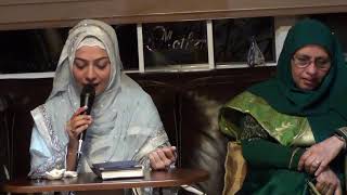 Tu Kuja Man Kuja recited by Javeria Saleem in new York. Video by Iqbal Contractor NY.