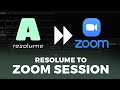 Resolume to Zoom using Spout | Resolume Arena Tutorial