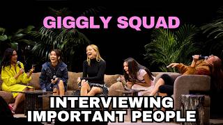 Giggling with Brenda Song, Kate Hudson, and Mindy Kaling