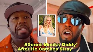 50 CENT MOCKS DIDDY AFTER HE CATCHES STRAY FROM KESHA AT COACHELLA'