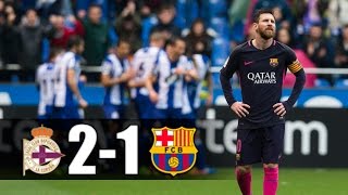 Deportivo vs FC Barcelona [2-1][12/03/2017][La Liga - Jornada 27] EL BARÇA JUGA A RAC1