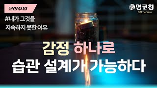 ❄️코칭수업❄️ 습관설계도 감정 다루기로 가능하다 |회복력과 지속성(2) | 명코칭