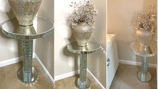 New Glam Room Decorating Idea|| All Mirrored Side Table|| Easy & Affordable DIY