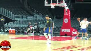 Steph Curry Practicing His Handles & Shot In Los Angeles Before Game 3. HoopJab NBA Playoffs