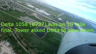 Expedite off runway, turn left at kilo 5, do it NOOOW My First Landing at Salt Lake Airport |C-182