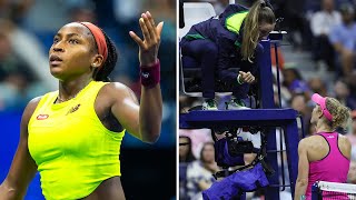 SERVE TIME CONTROVERSY! ⏳ Laura Siegemund penalized for pace-of-play vs. Coco Gauff | 2023 US Open