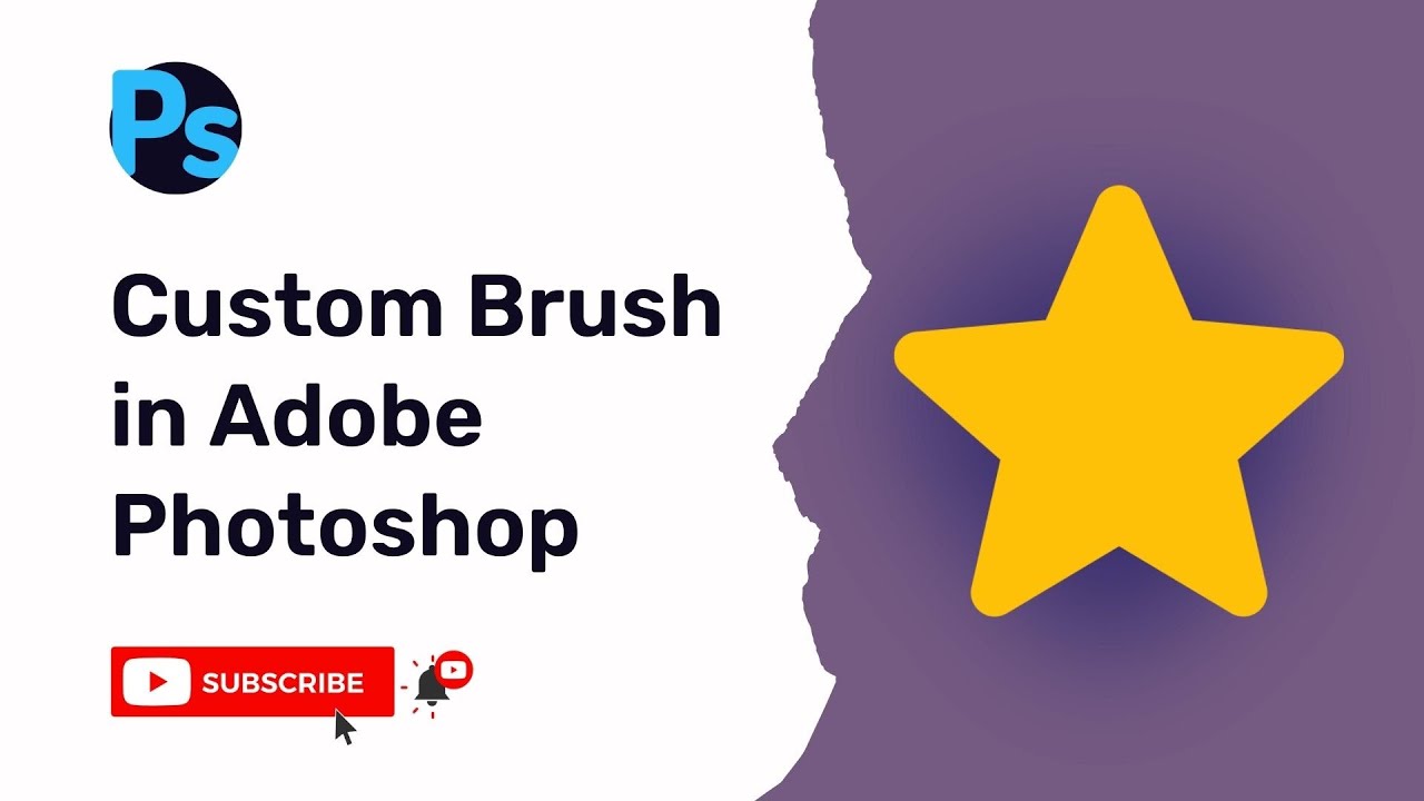 How To Create Custom Brushes In Adobe Photoshop CC - YouTube