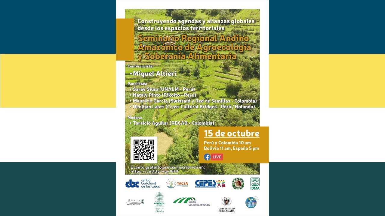 1ra Conf.: La Transición A La Agroecología Y La Soberanía Alimentaria ...