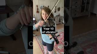 1 Day vs. 10 Years of Vibrato #Shorts