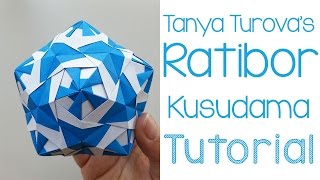 Origami Ratibor Kusudama Tutorial