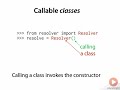 Python: Classes are callable