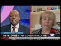 Development of covid-19 vaccine- Professor Helen Rees on eNCA