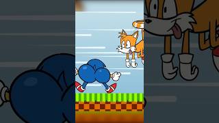 What is Sonic doing with Tails 😳 #sonic #tails #shorts #animation #sonicthehedgehog