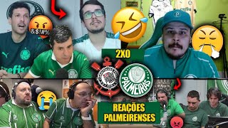 REAÇÕES dos PALMEIRENSES FURIOSOS com a DERROTA no DERBY - CORINTHIANS 2X0 PALMEIRAS