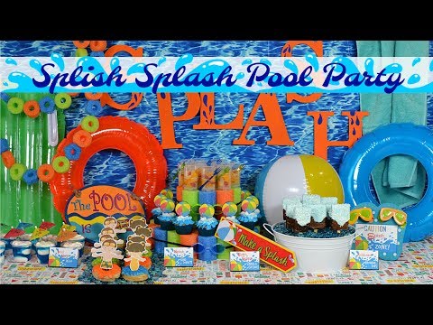 Splish Splash Pool Party Ideas Splish Splash Pool Party Ideas
