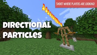 Shoot particles ANY direction | Minecraft command tutorial