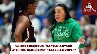 Where does South Carolina Women's Basketball Stand with the transfer of Talaysia Cooper??