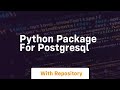 python package for postgresql