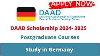 GERMAN UNIVERSITY FULL SCHOLARSHIP  DAAD FOR DEVELOPING COUNTRIES