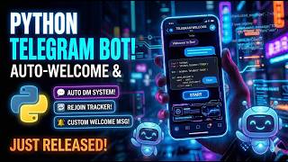 Make a Telegram Bot That Welcomes New Members 🔥 | Auto DM + Rejoin System